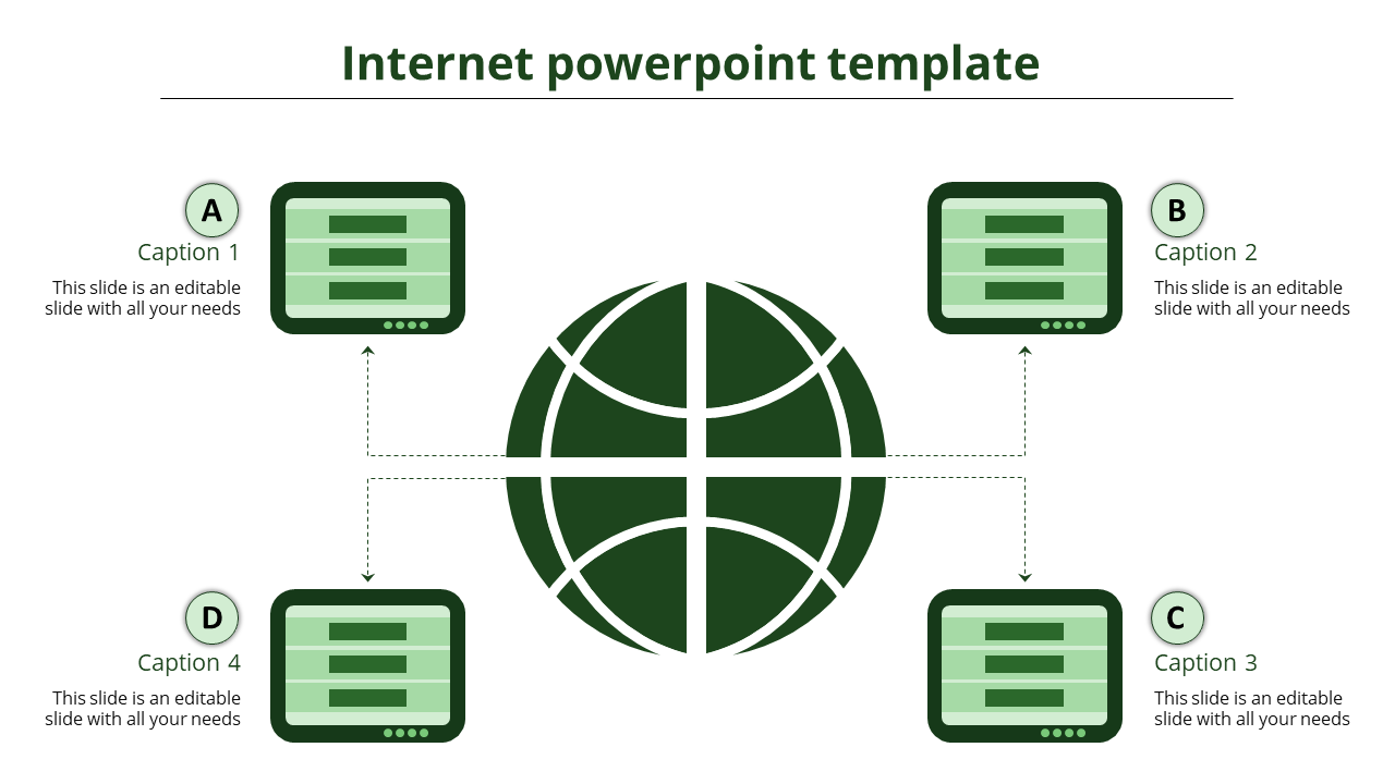 Innovative internet powerpoint template